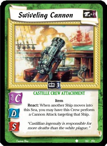 Swiveling Cannon