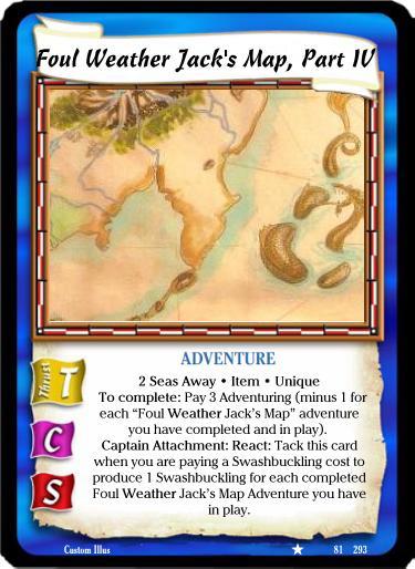 Foul Weather Jack's Map, Part IV