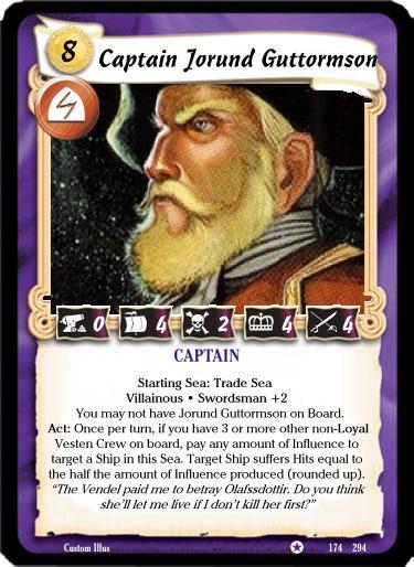 Captain Jorund Guttormson