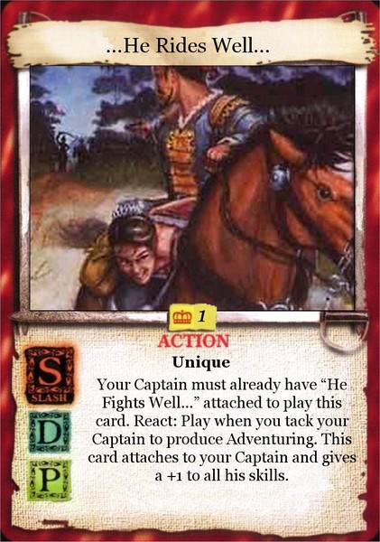 "...He Rides Well..."