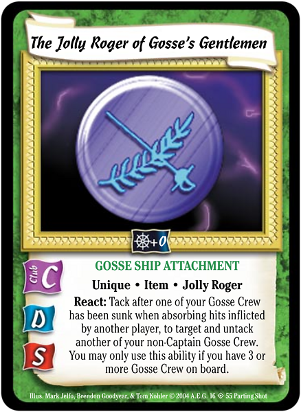 The Jolly Roger of Gosse's Gentlemen