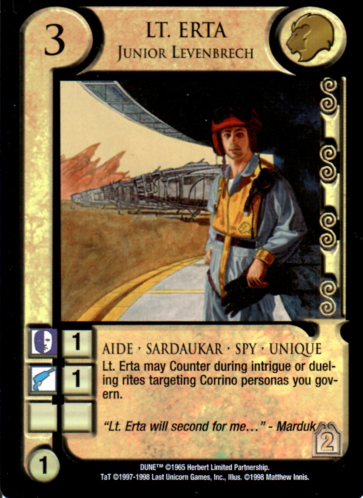 Lt. Erta, Junior Levenbrech