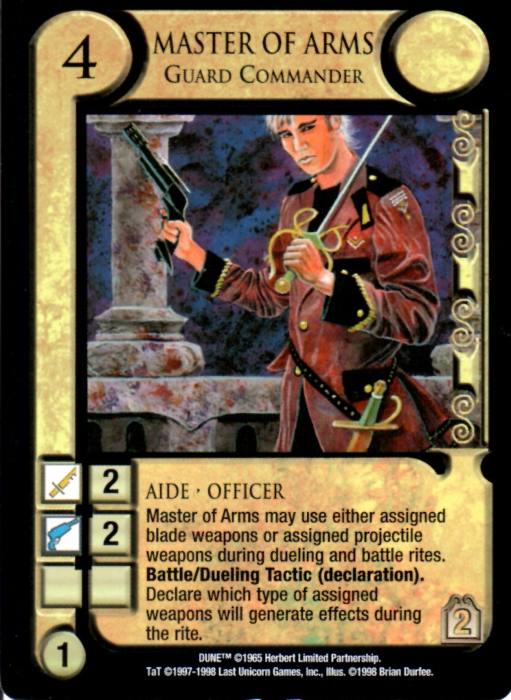 Master of Arms, Guard Commander