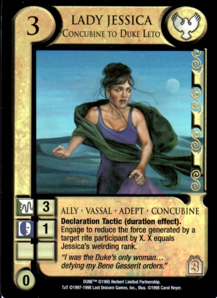 Lady Jessica, Concubine of Duke Leto