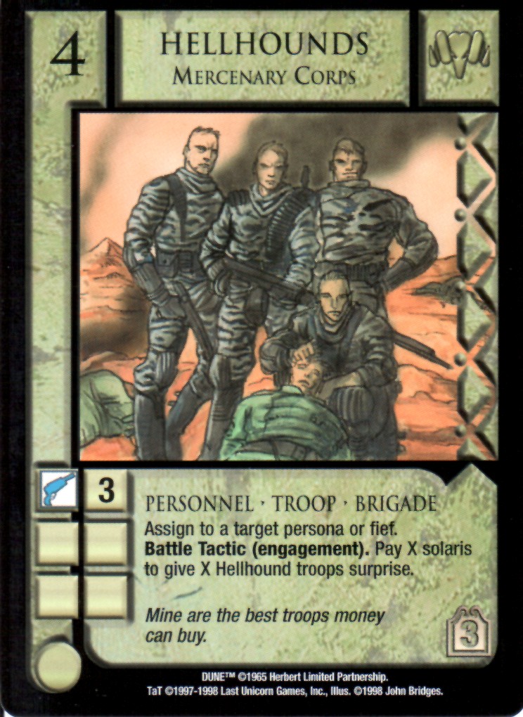 Hellhounds, Mercenary Corps