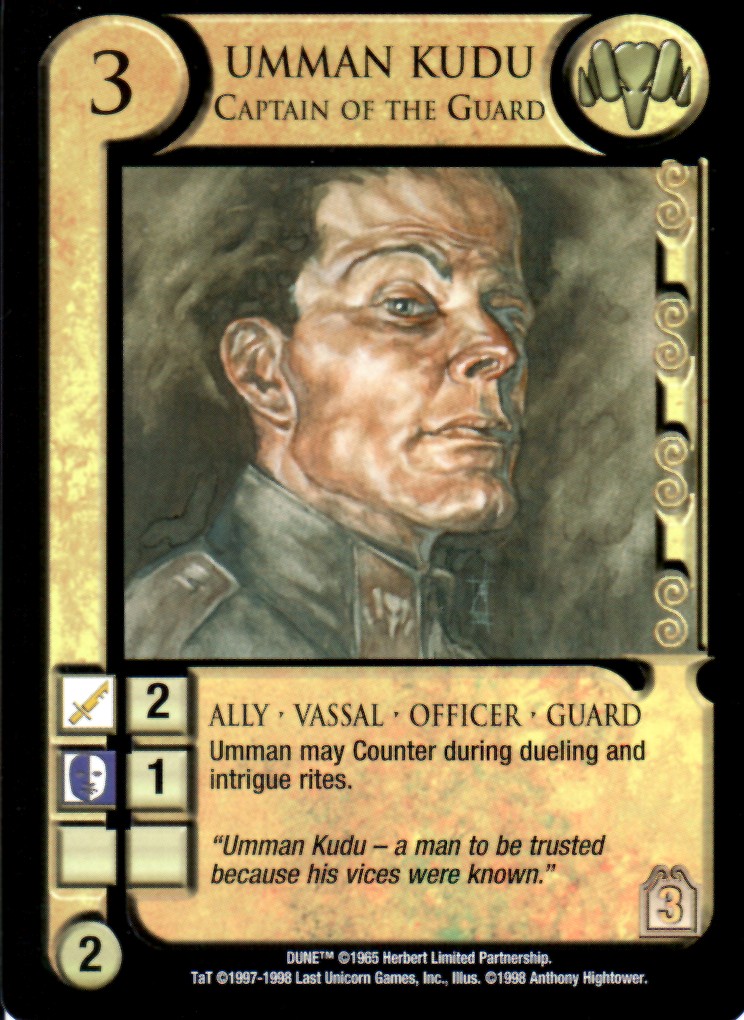 Umman Kudu, Captain of the Guard