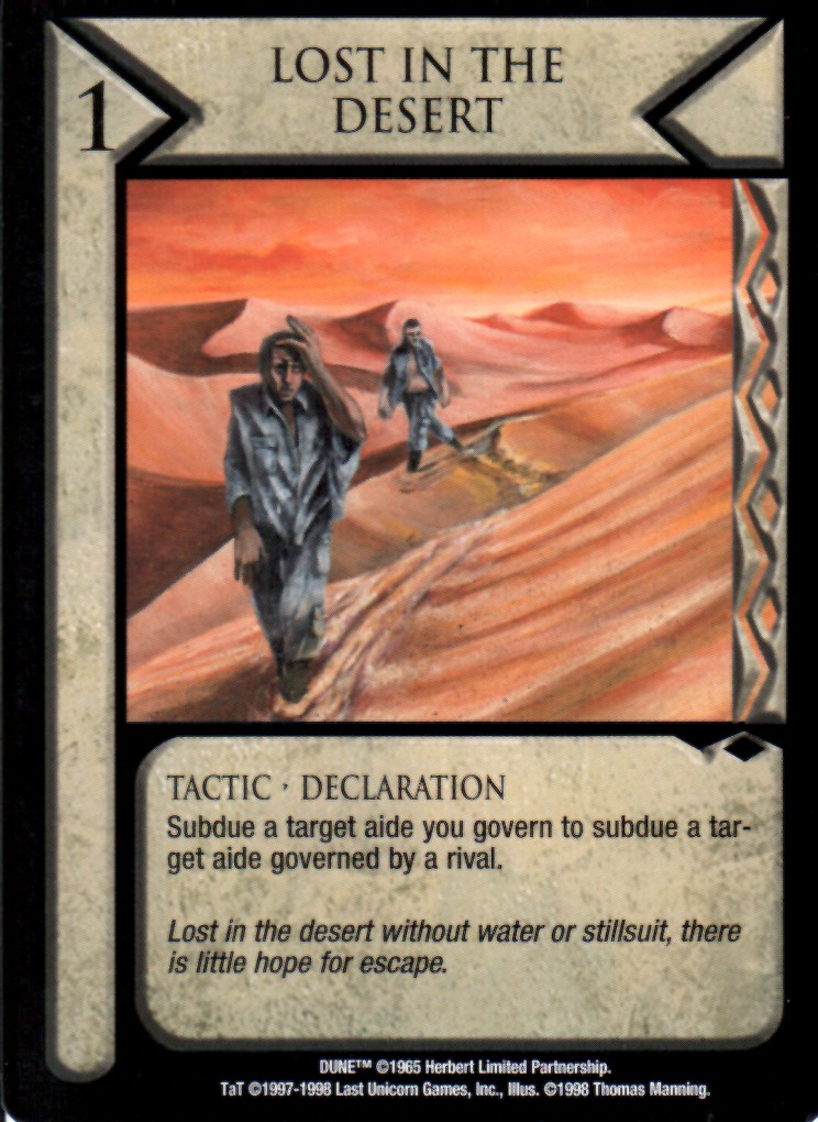 Lost in the Desert
