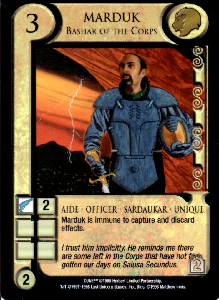 Marduk, Bashar of the Corps
