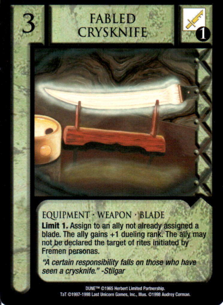 Fabled Crysknife