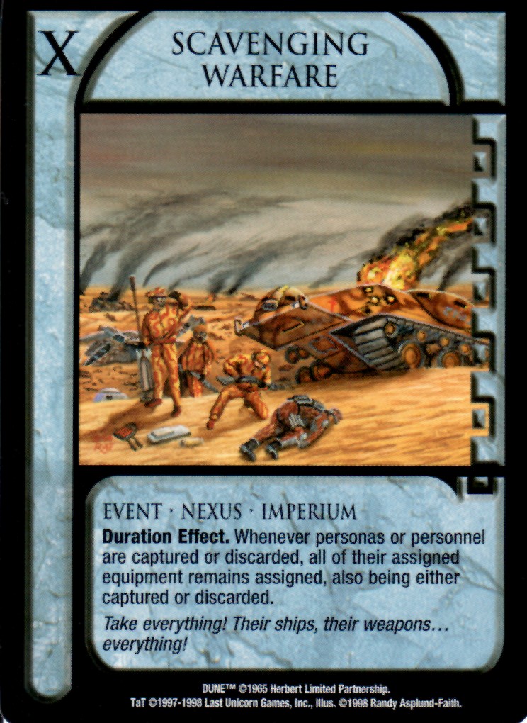 Scavenging Warfare