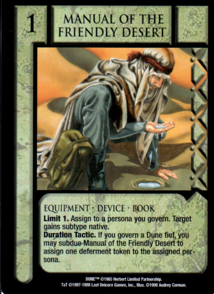 Manual of the Friendly Desert