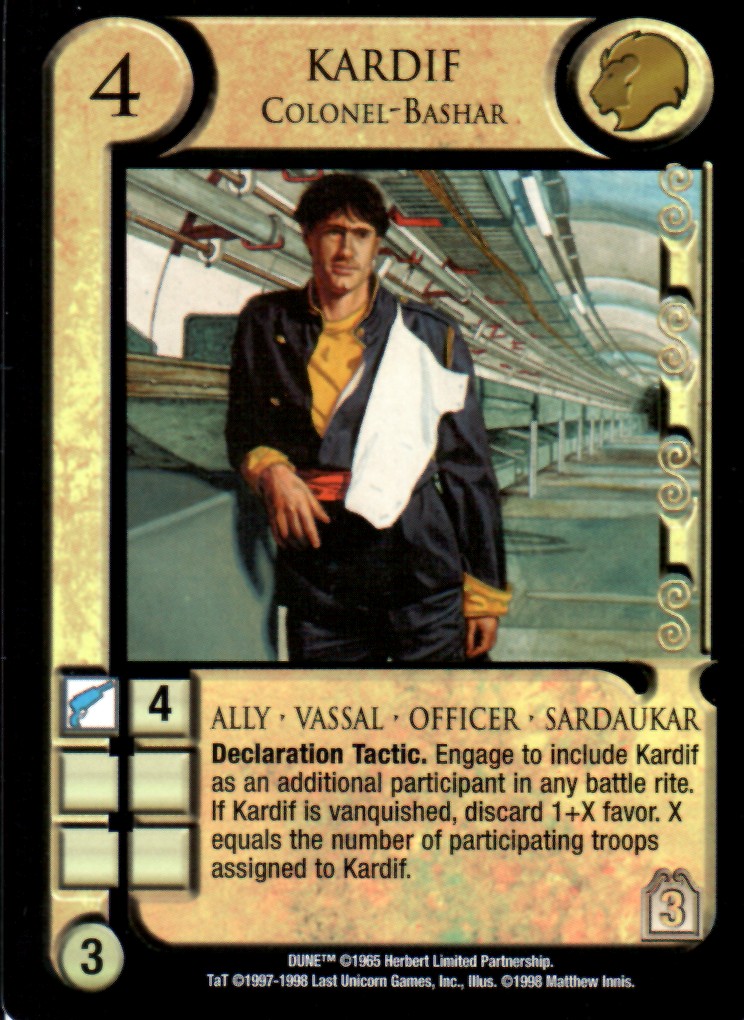 Kardif, Colonel - Bashar