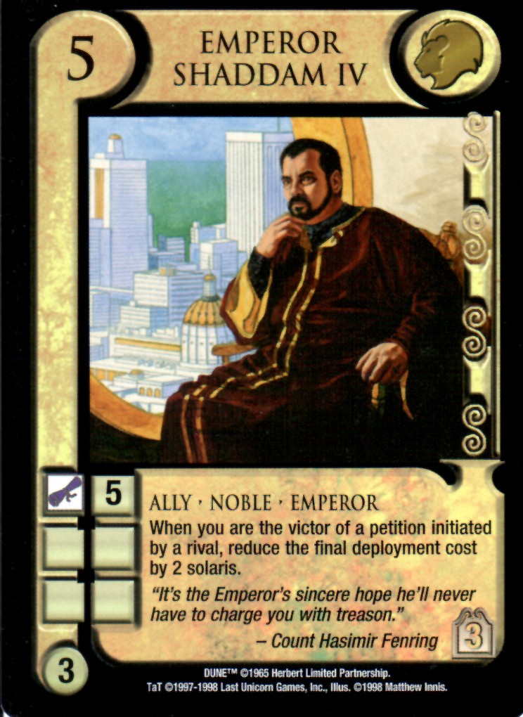 Emperor Shaddam IV