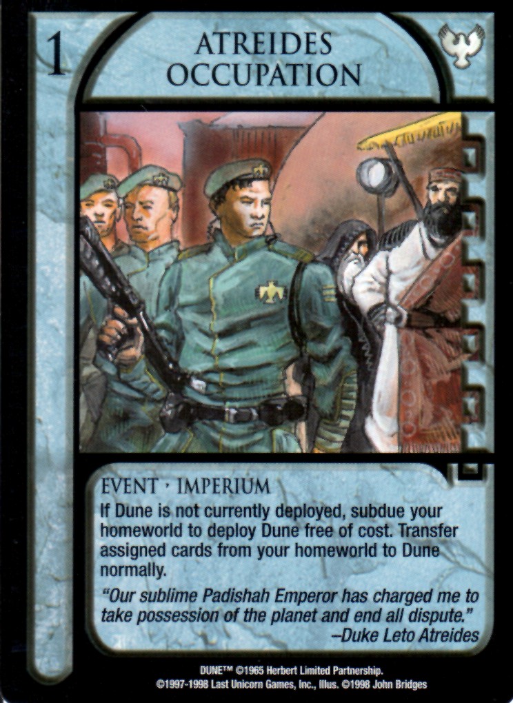 Atreides Occupation