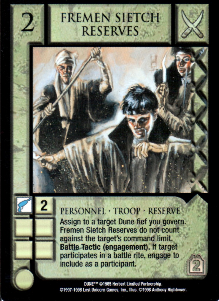 Fremen Sietch Reserves