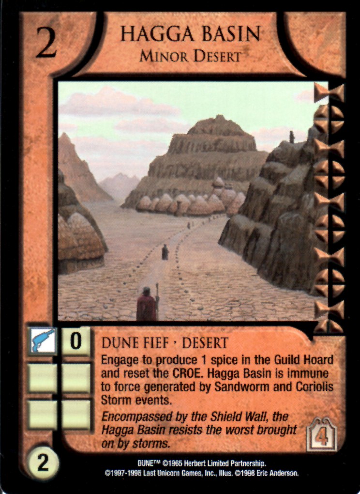 Hagga Basin, Minor Desert