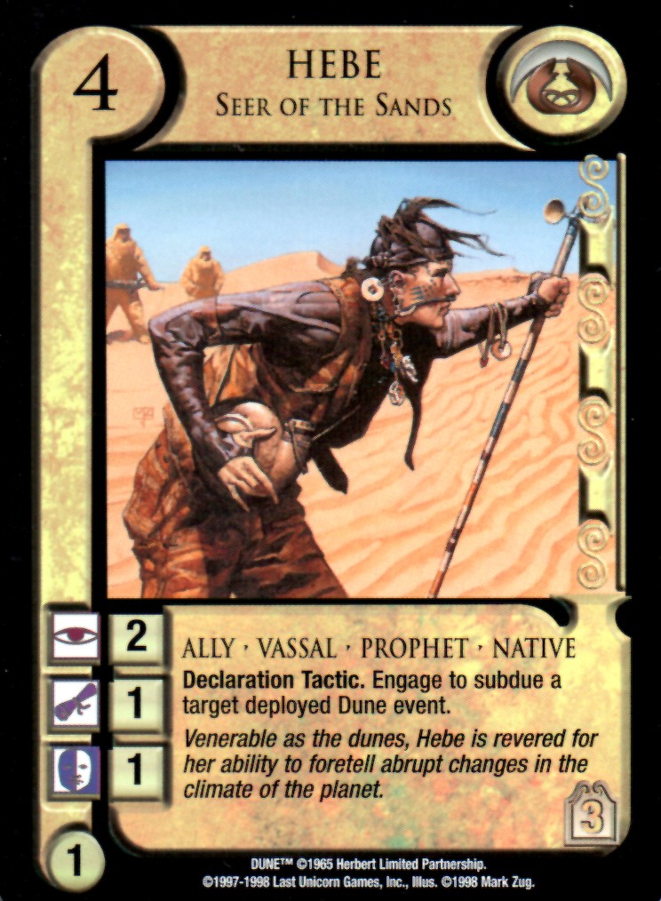 Hebe, Seer of the Sands