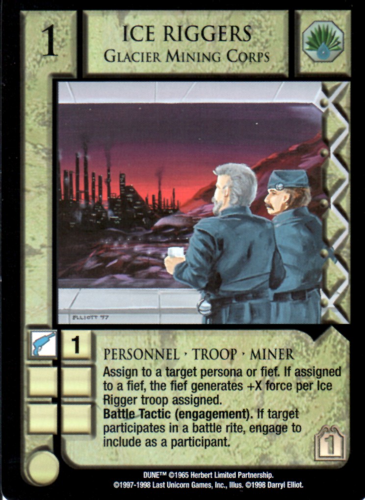 Ice Riggers, Glacier Mining Corps