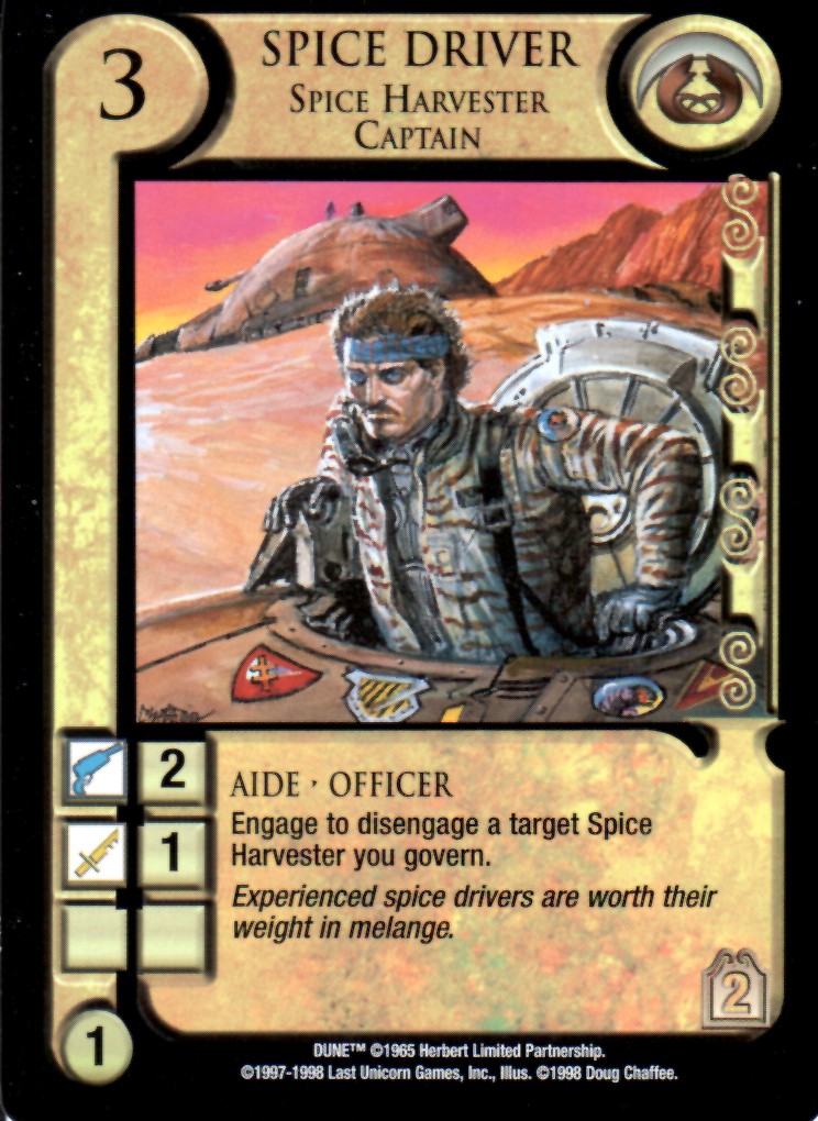 Spice Driver, Spice Harvester Captain