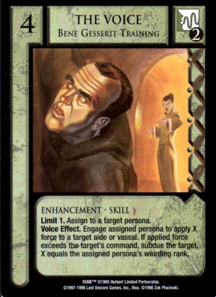 The Voice, Bene Gesserit Training