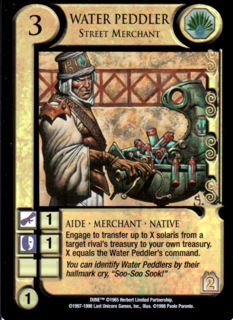 Water Peddler, Street Merchant