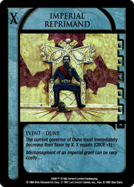 Imperial Reprimand