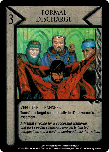 Formal Discharge