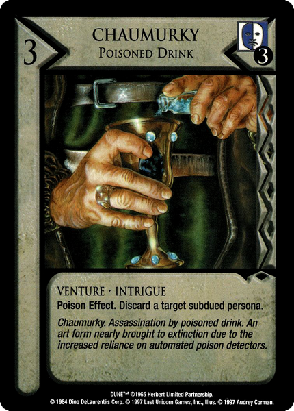 Chaumurky, Poisoned Drink