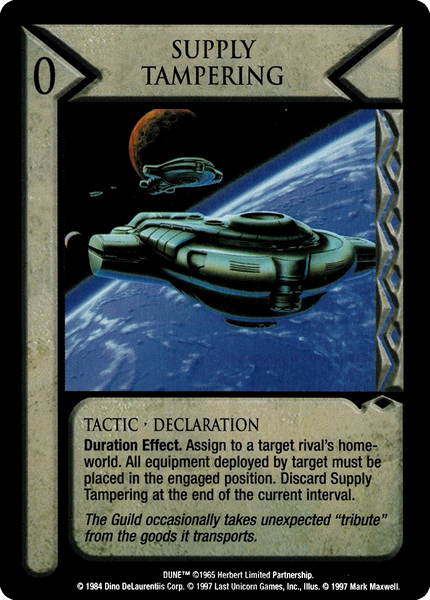 Supply Tampering