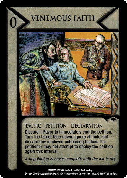 Venomous Faith