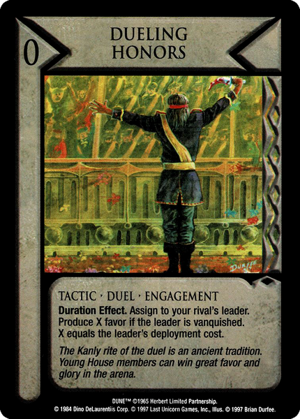 Dueling Honors