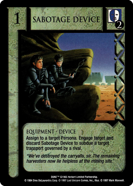 Sabotage Device