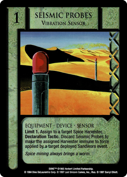 Seismic Probes, Vibration Sensor