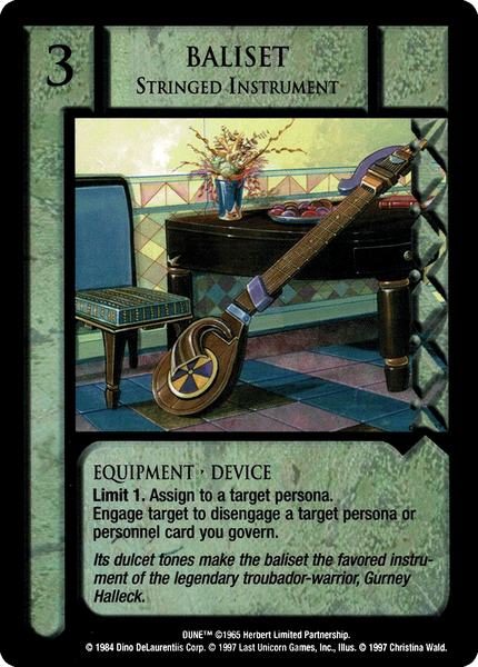 Baliset, Stringed Instrument