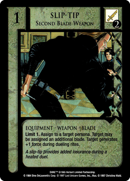 Slip-Tip, Second Blade Weapon