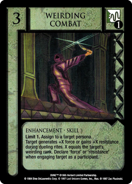 Weirding Combat