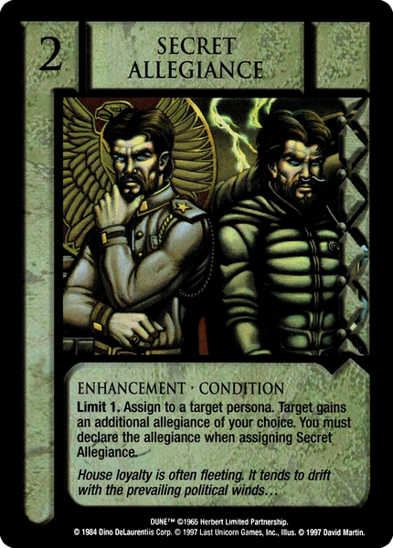 Secret Allegiance