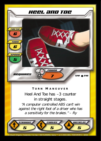 Heel and Toe
