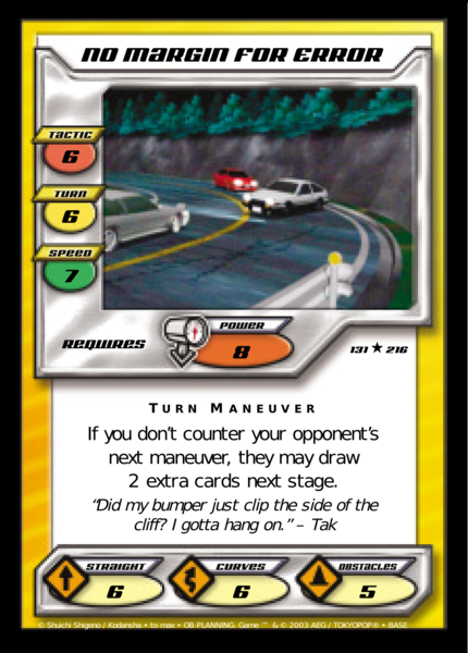 No Margin For Error