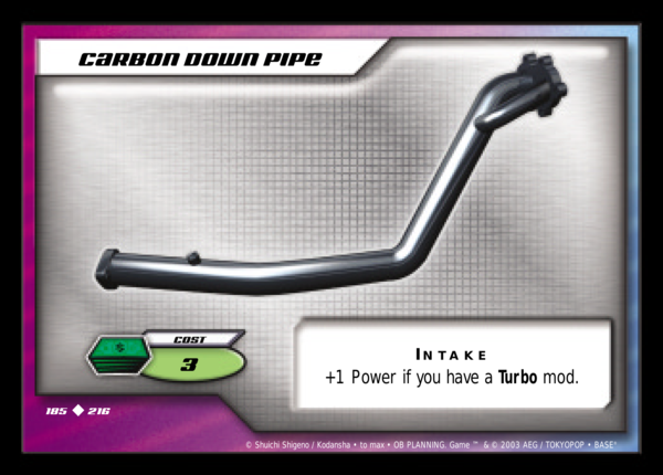 Carbon Down Pipe