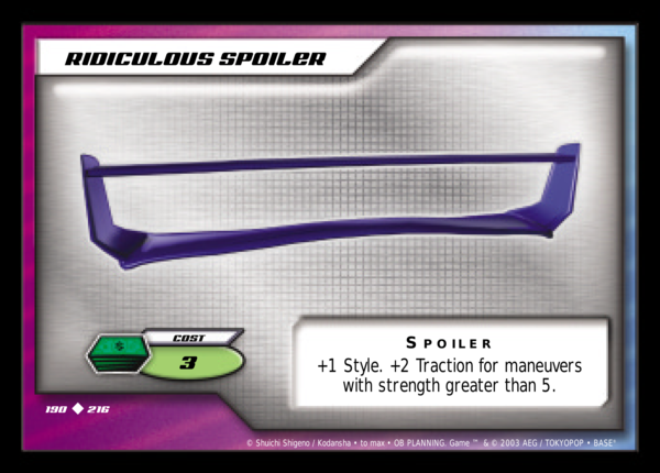 Ridiculous Spoiler