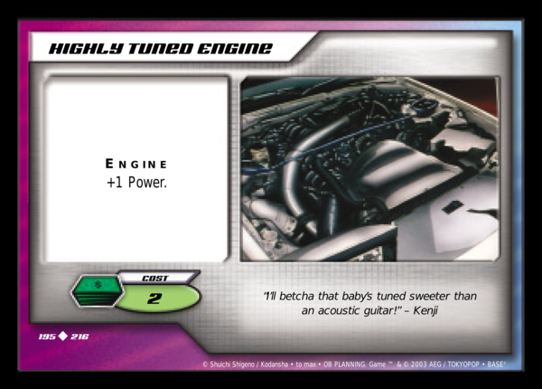Highly Tuned Engine