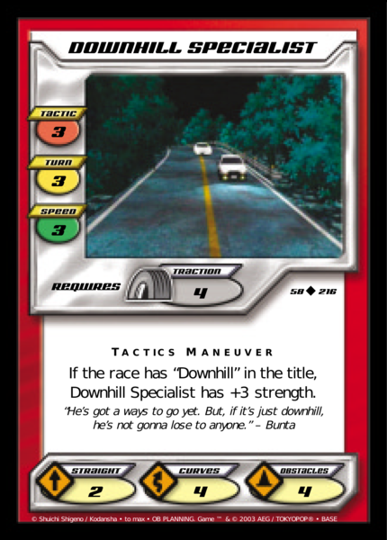 Downhill Specialist
