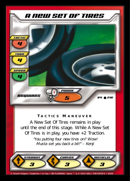 A New Set Of Tires