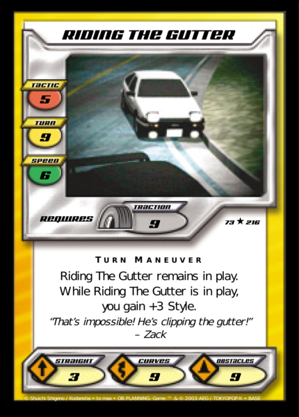 Riding the Gutter