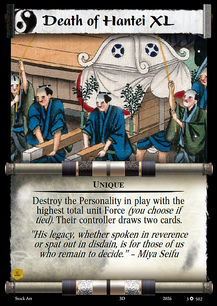 Death of Hantei XL