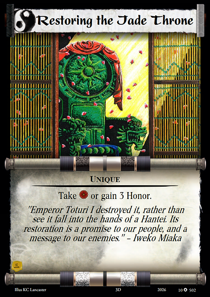 Restoring the Jade Throne