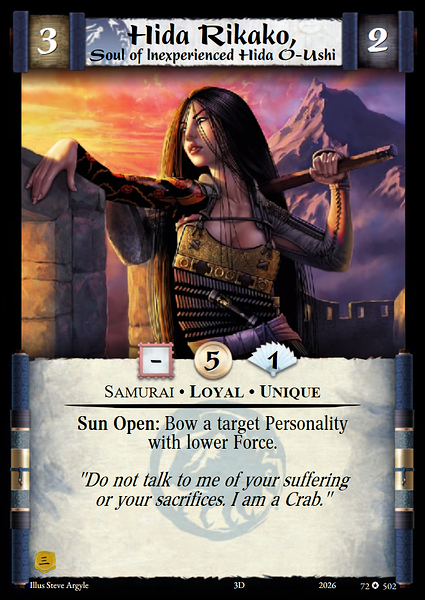 Hida Rikako, Soul of Inexperienced Hida O-Ushi
