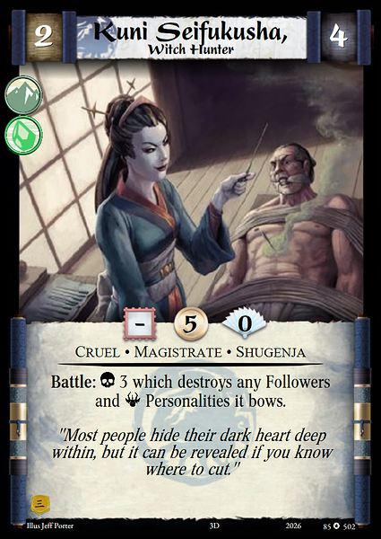 Kuni Seifukusha, Witch Hunter