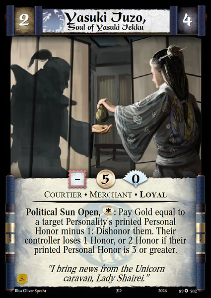 Yasuki Juzo, Soul of Yasuki Jekku